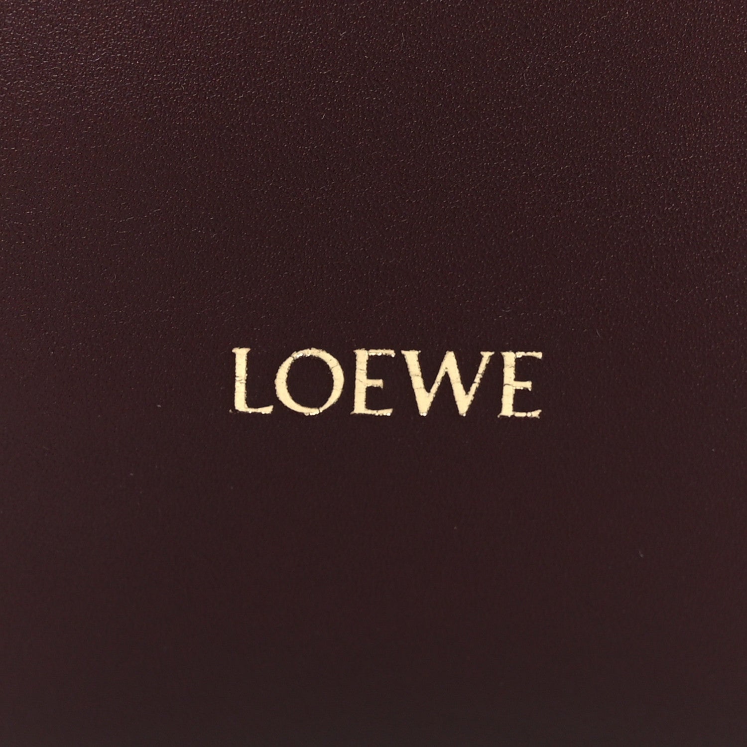 Loewe x Albers Nappa Calfskin Medium Flamenco Clutch Black Burgundy 8 of 11