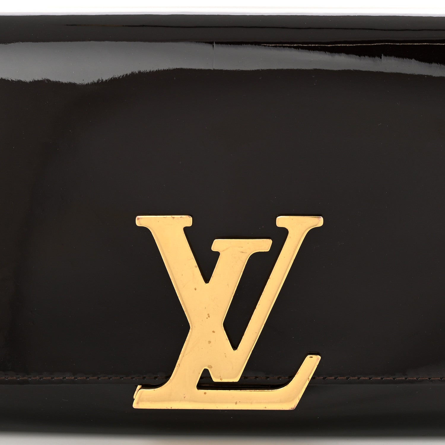 Louis Vuitton Patent Chain Louise GM Amarante 7 of 11