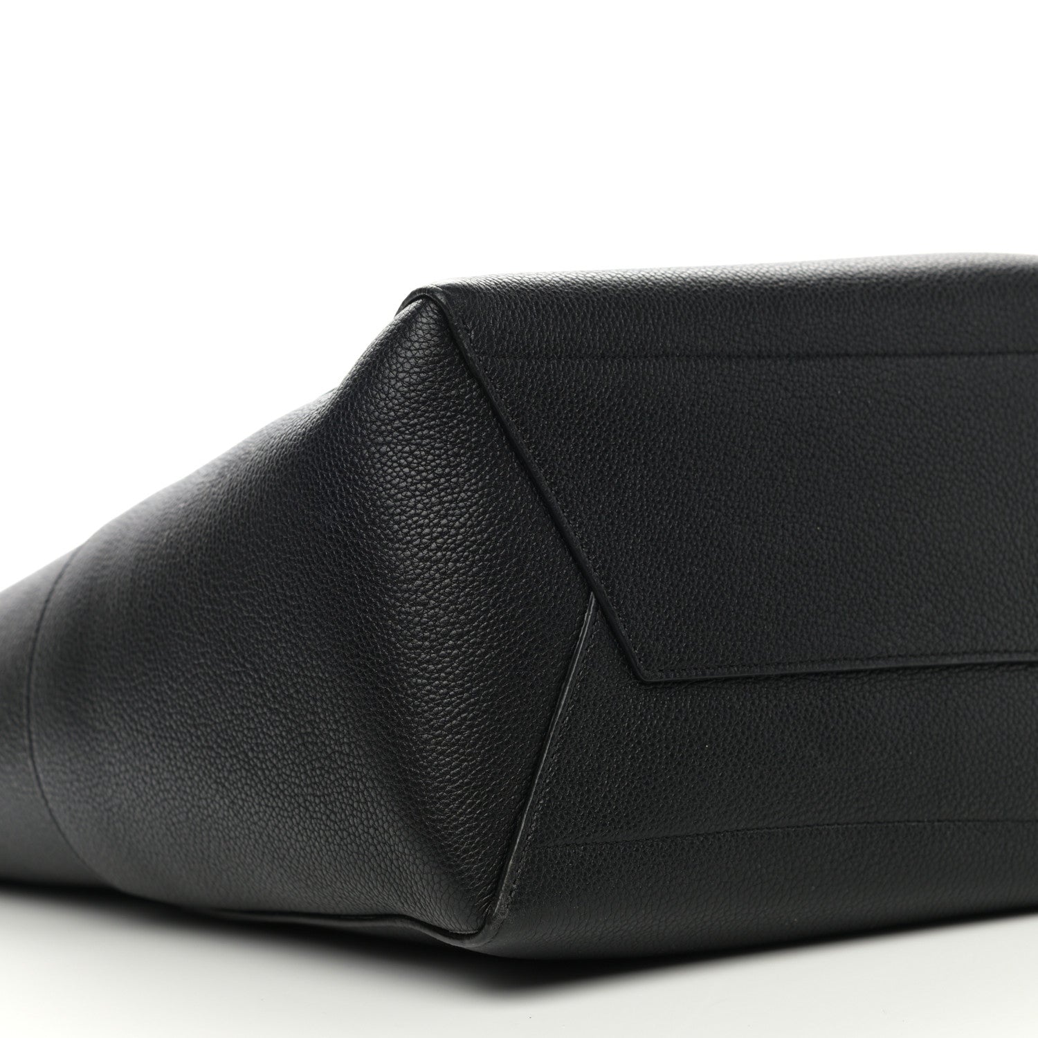 Celine Soft Grained Calfskin Sangle Bucket Bag Black 8 of 9