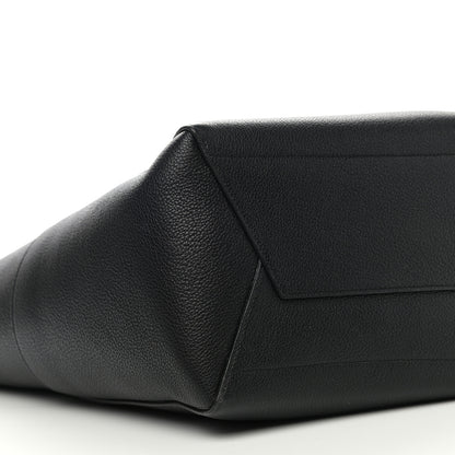 Celine Soft Grained Calfskin Sangle Bucket Bag Black 8 of 9