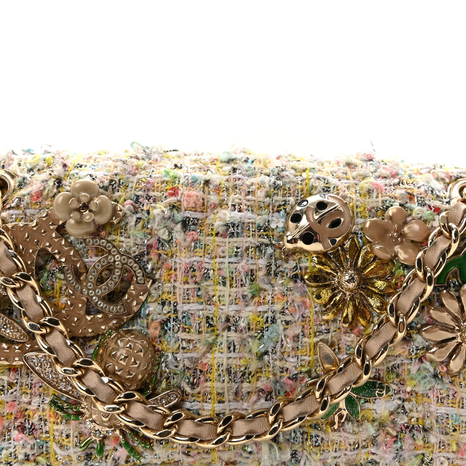 Chanel Tweed Garden Party 2.55 Reissue Mini Flap Multicolor 8 of 10