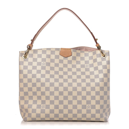Louis Vuitton Damier Azur Graceful PM Rose Ballerine 1 of 14
