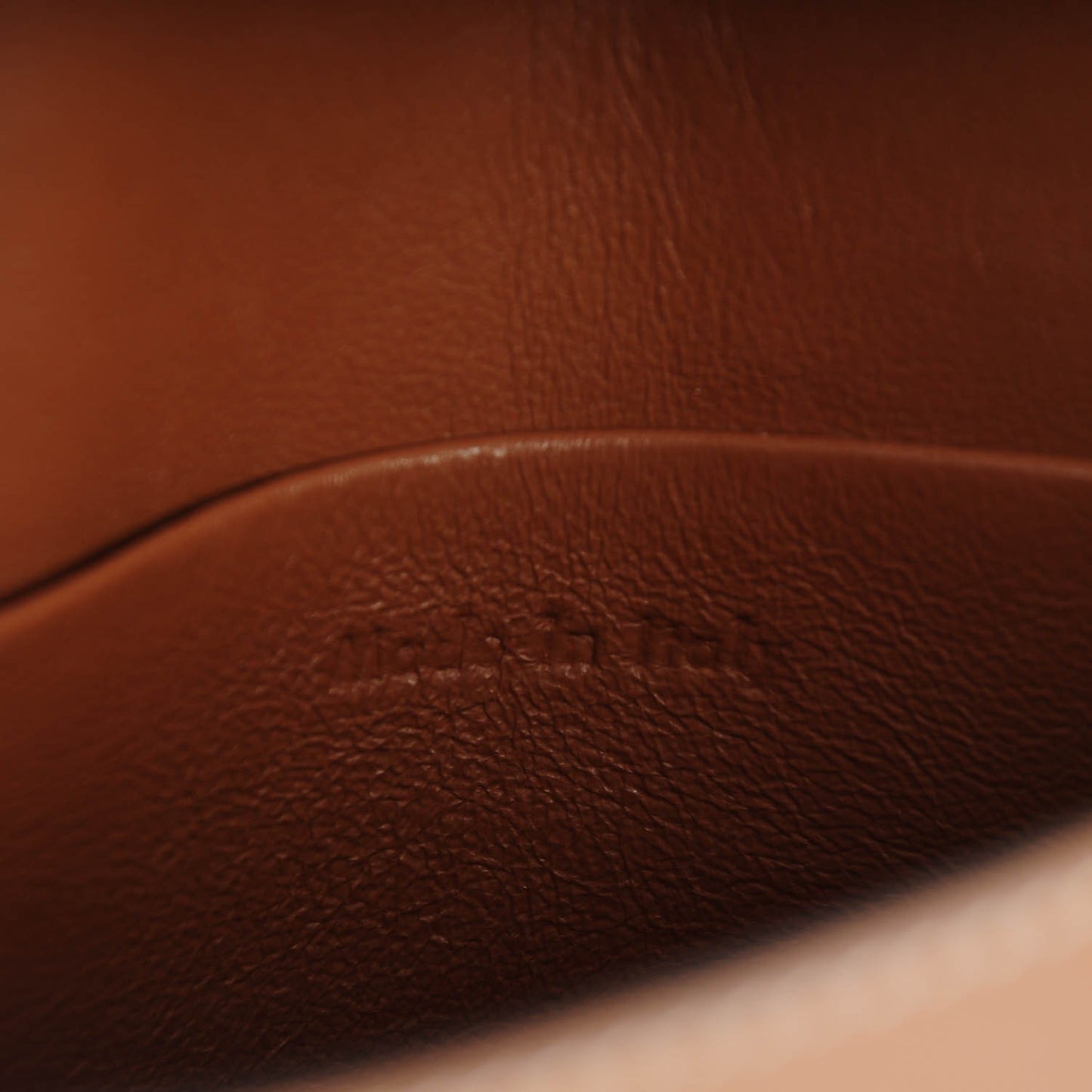Palmelato Calfskin Small Trotteur Tan