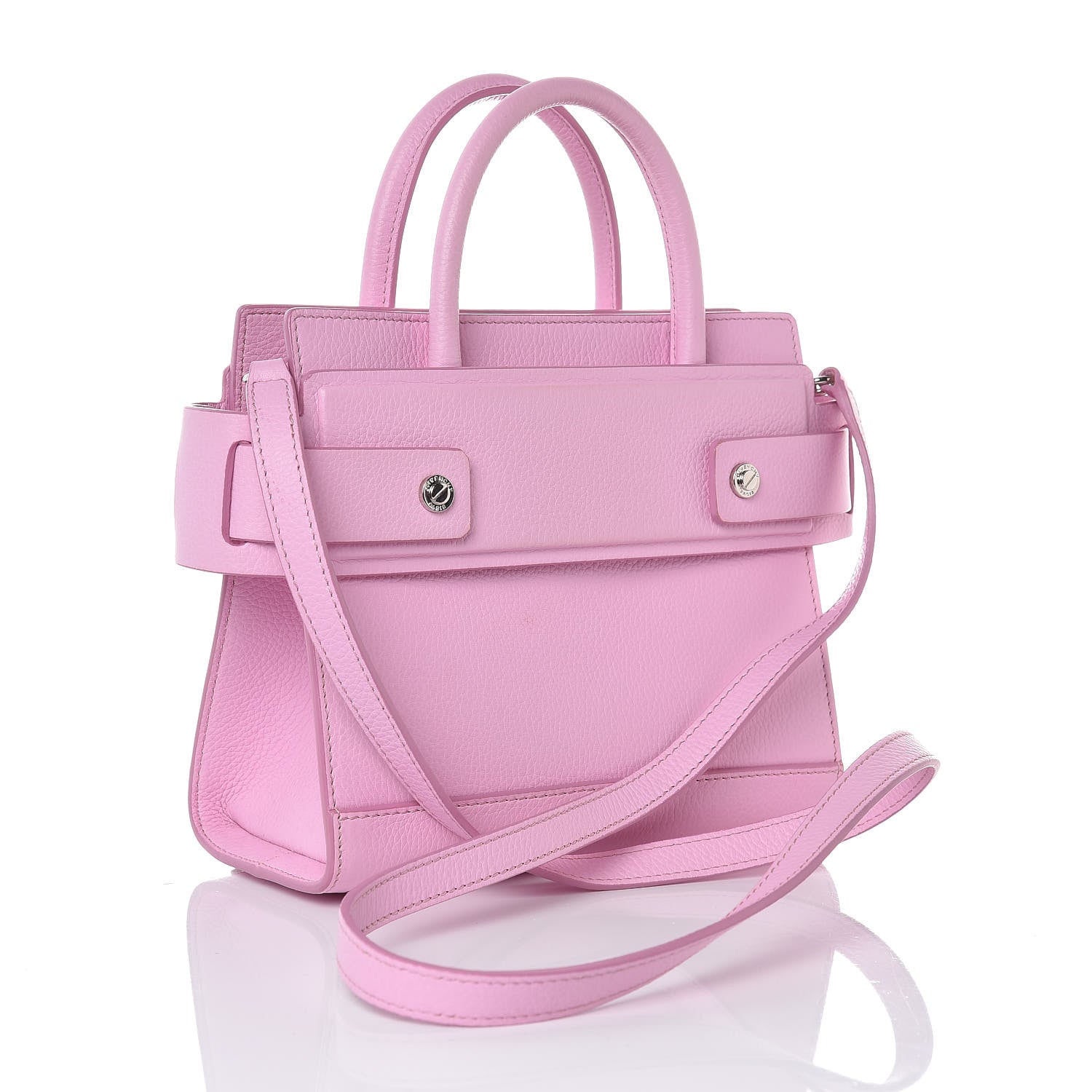 Givenchy Grained Calfskin Mini Horizon Satchel Bright Pink 3 of 10