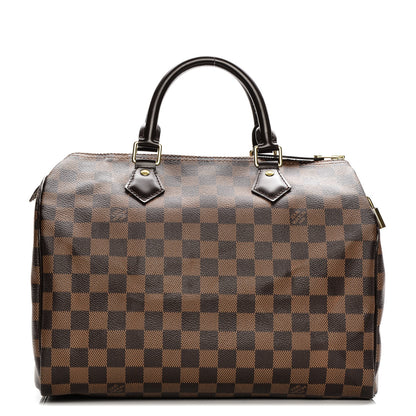 Louis Vuitton Damier Ebene Speedy 30 1 of 8