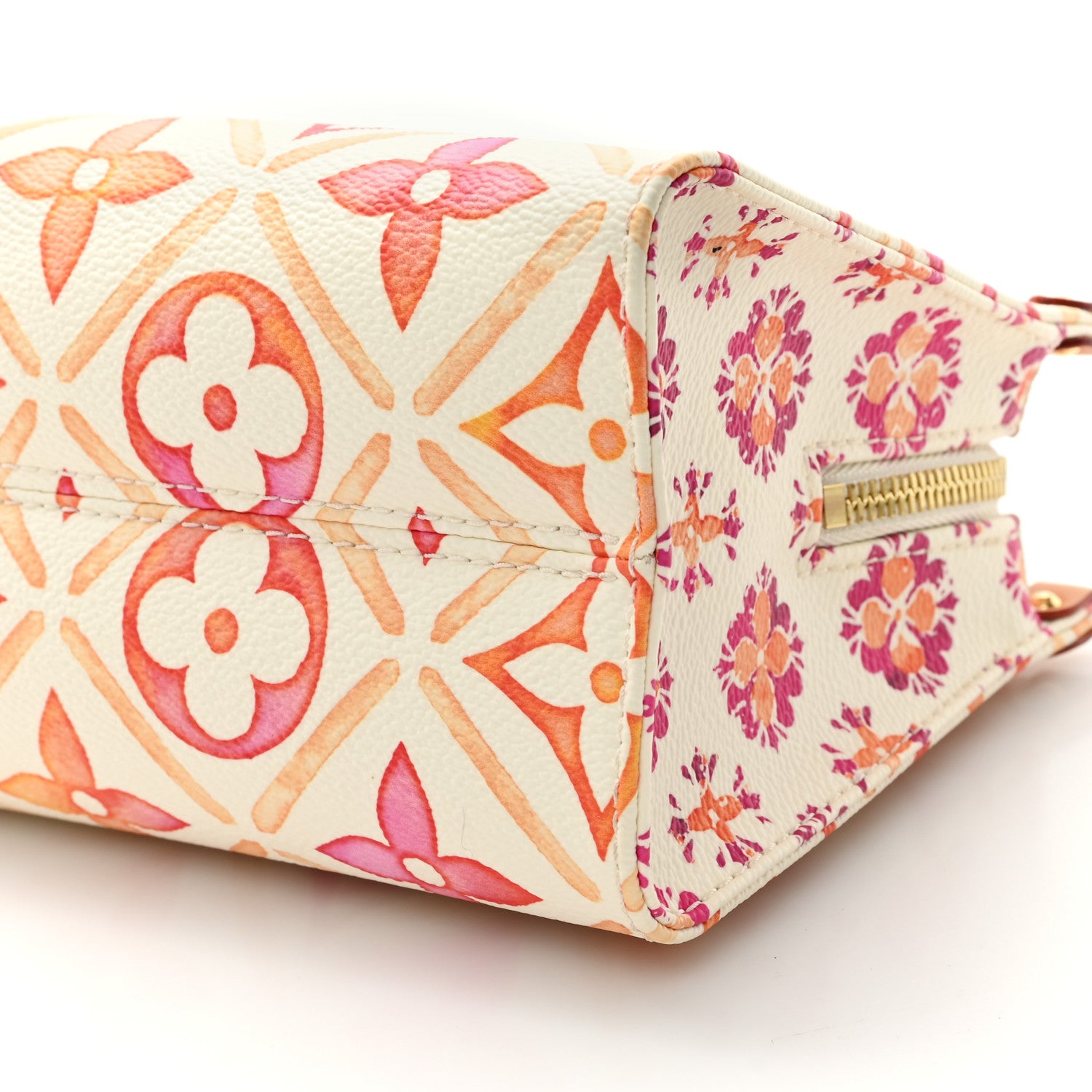 Louis Vuitton Monogram Tiles By The Pool OnTheGo East West Coral 11 of 13