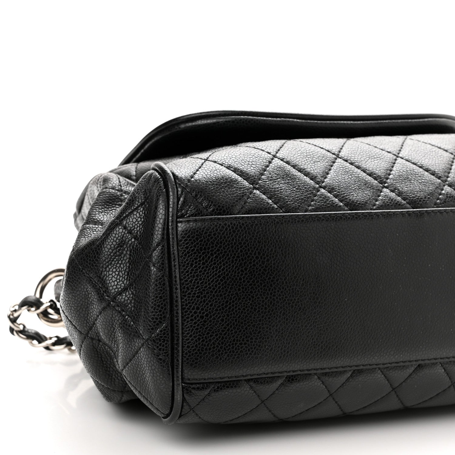 Chanel Caviar Quilted Timeless Accordion Flap Black 9 of 10