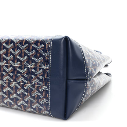 Goyard Goyardine Bellechasse Biaude MM Tote  Navy Blue 10 of 10