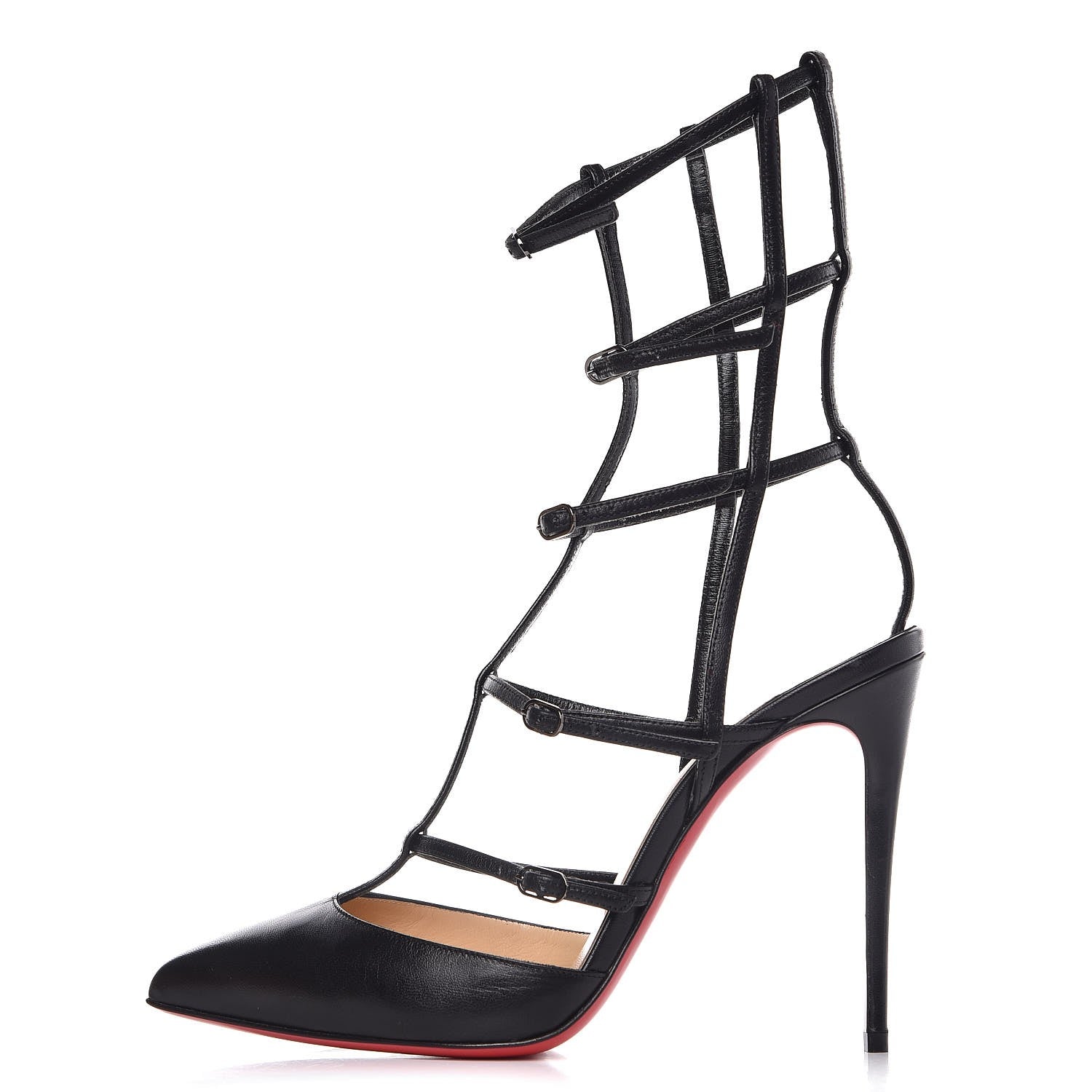 Christian Louboutin Kid Kadreyana 100 Pumps 38.5 Black 1 of 10