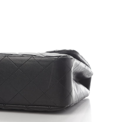 Chanel Lambskin Quilted Jumbo Single Flap Black 8 of 10