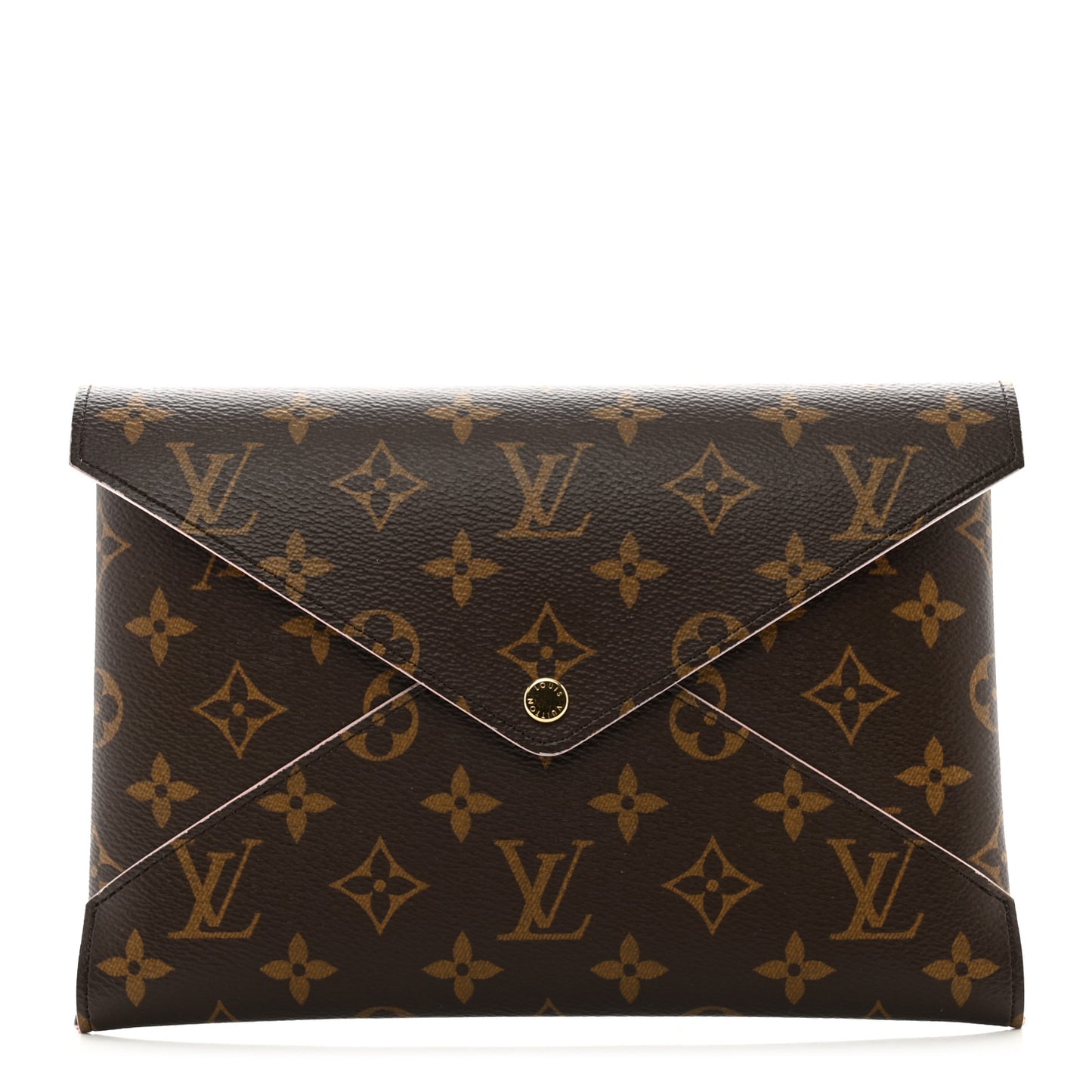 Monogram Large Kirigami Pochette Insert Rose Ballerine