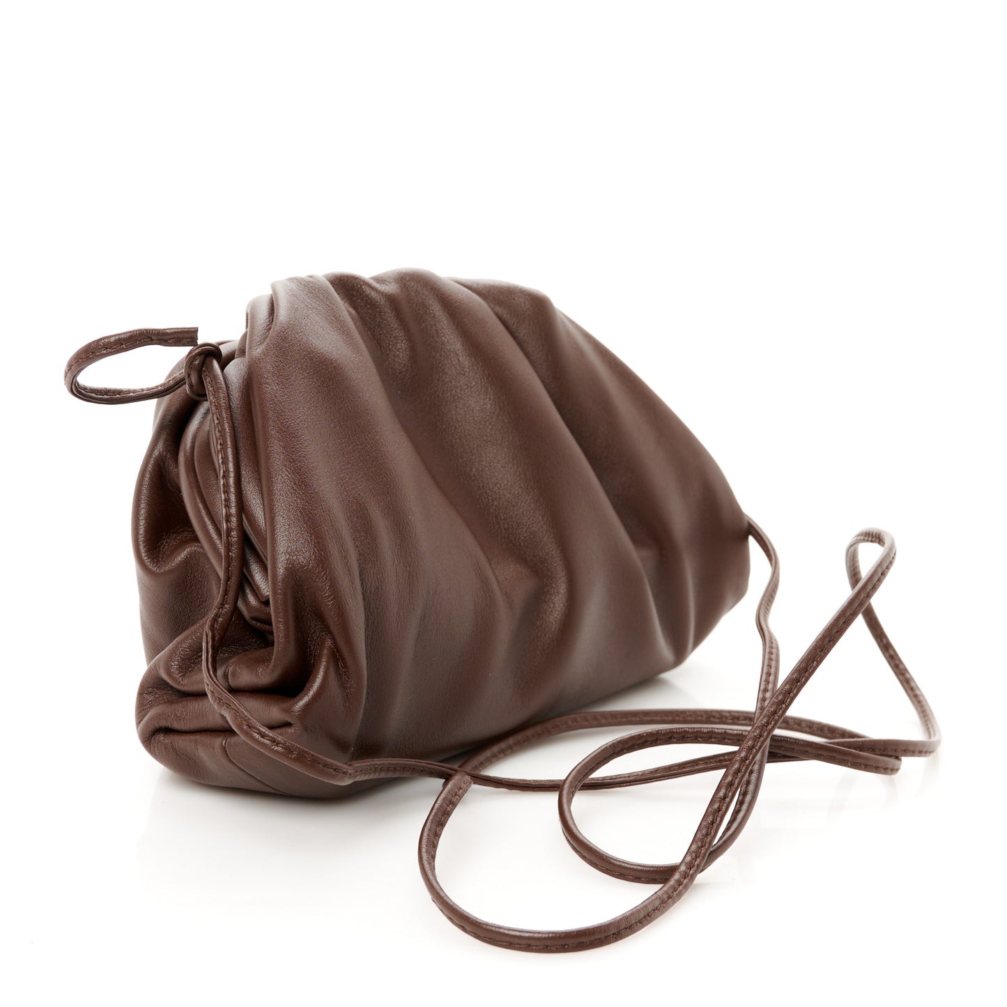 Butter Calfskin The Mini Pouch Kaki Fondente