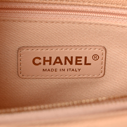 Chanel Caviar Quilted Small Coco Handle Flap Beige 6 of 10