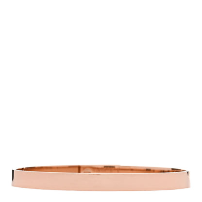 Hermes 18K Rose Gold Diamond PM Kelly Bracelet ST 2 of 4