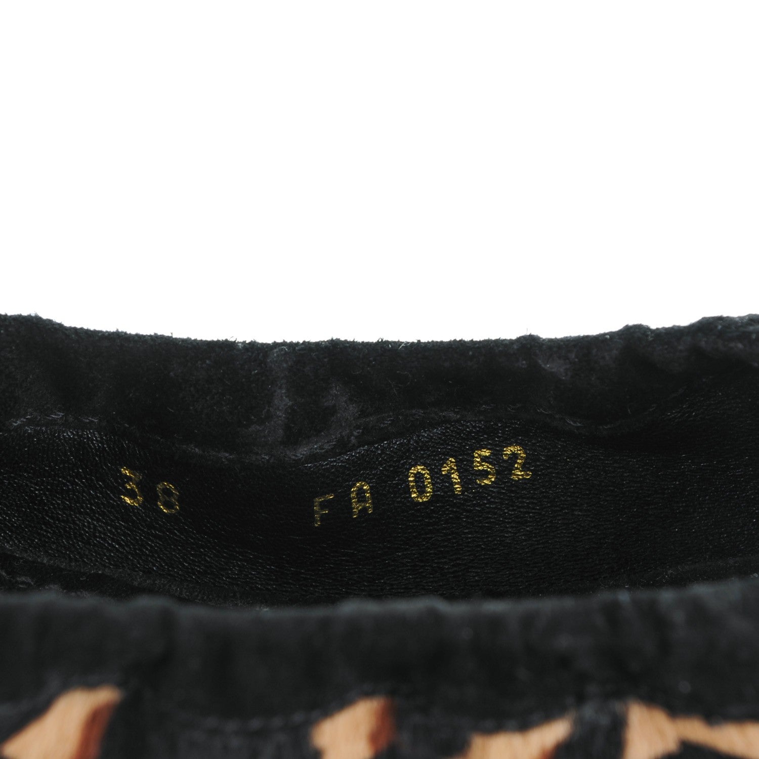 Louis Vuitton Leopard Pony Hair Dada Ballerina Flats 38 Black 8 of 8