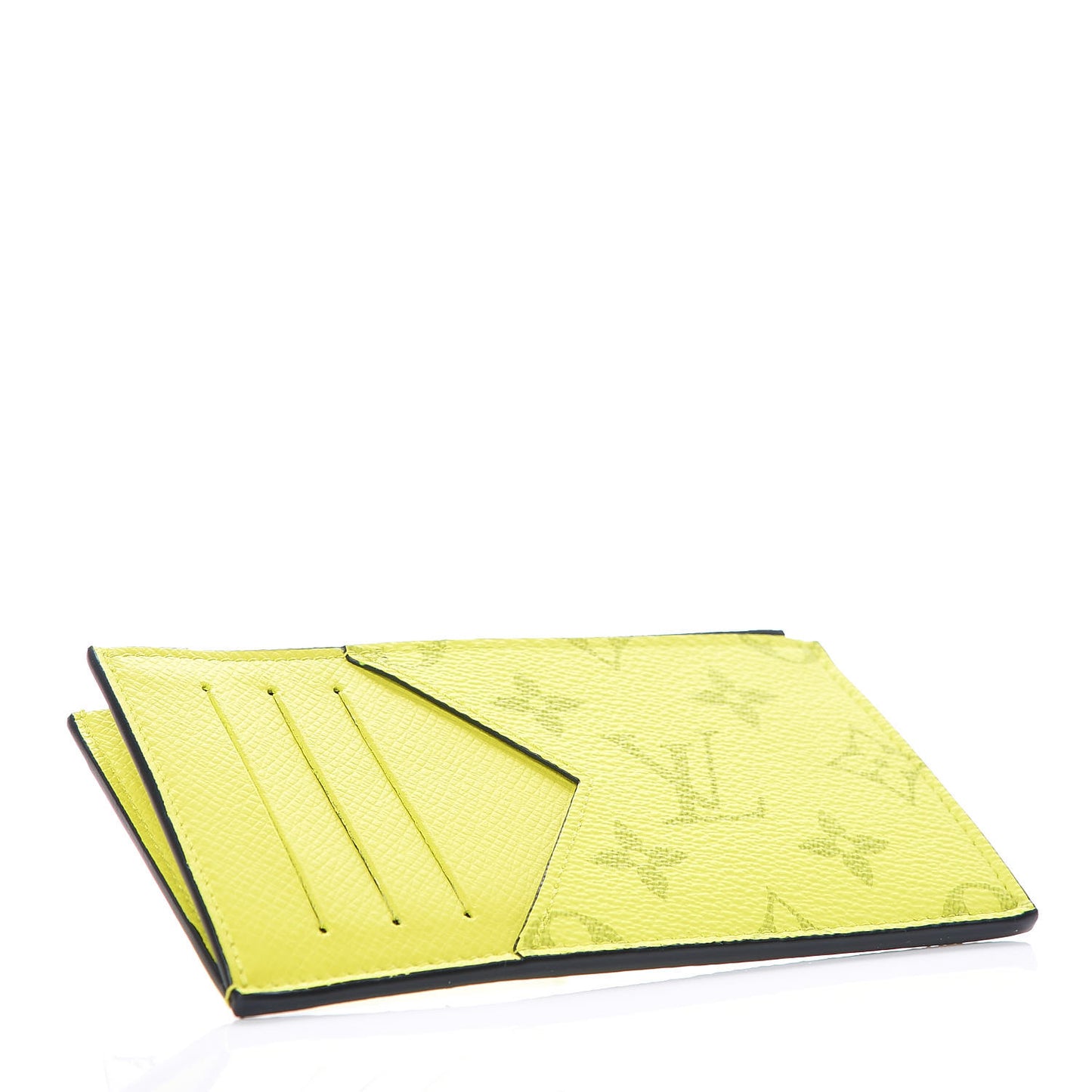 Monogram Taiga Coin Card Holder Yellow