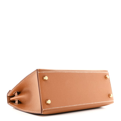 Hermes Epsom Kelly Sellier 25 Gold 3 of 10