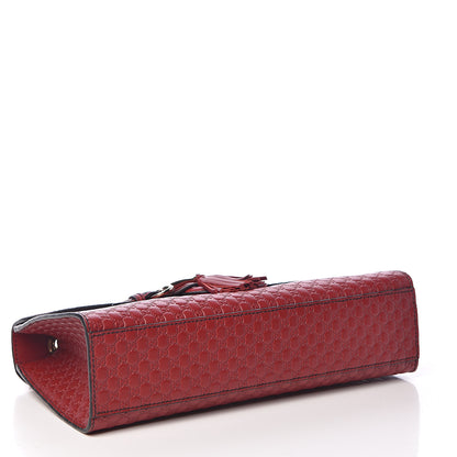 Gucci Microguccissima Medium Emily Chain Shoulder Bag Red 4 of 10