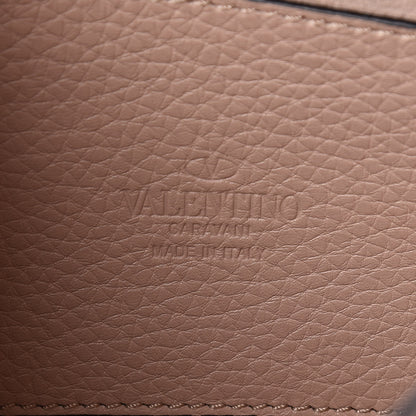 Valentino Garavani Pebbled Calfskin Medium Rockstud Flip Lock Crossbody Bag Poudre 6 of 11