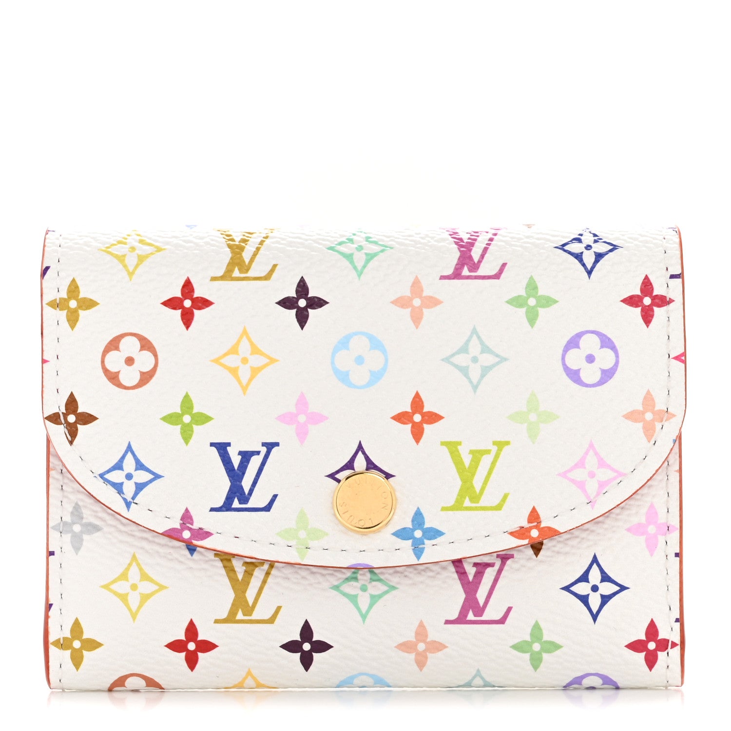 Louis Vuitton LV X TM Monogram Multicolor Rosalie Coin Purse White Kawaii Pink 1 of 7