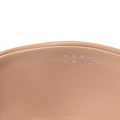 Louis Vuitton Lambskin Drapy Heel Mules 39.5 Beige 7 of 9