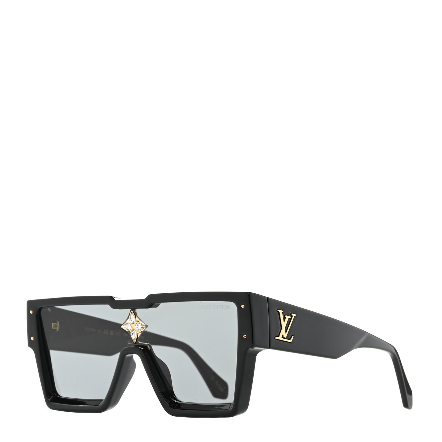 Acetate Swarovski Crystal Cyclone Sunglasses Z1578W Black
