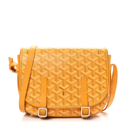 Goyard Goyardine Belvedere PM Messenger Bag Yellow 1 of 12