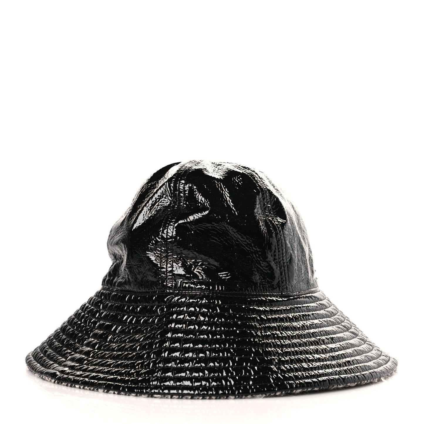Vinyl Tweed Bucket Hat 58 Black