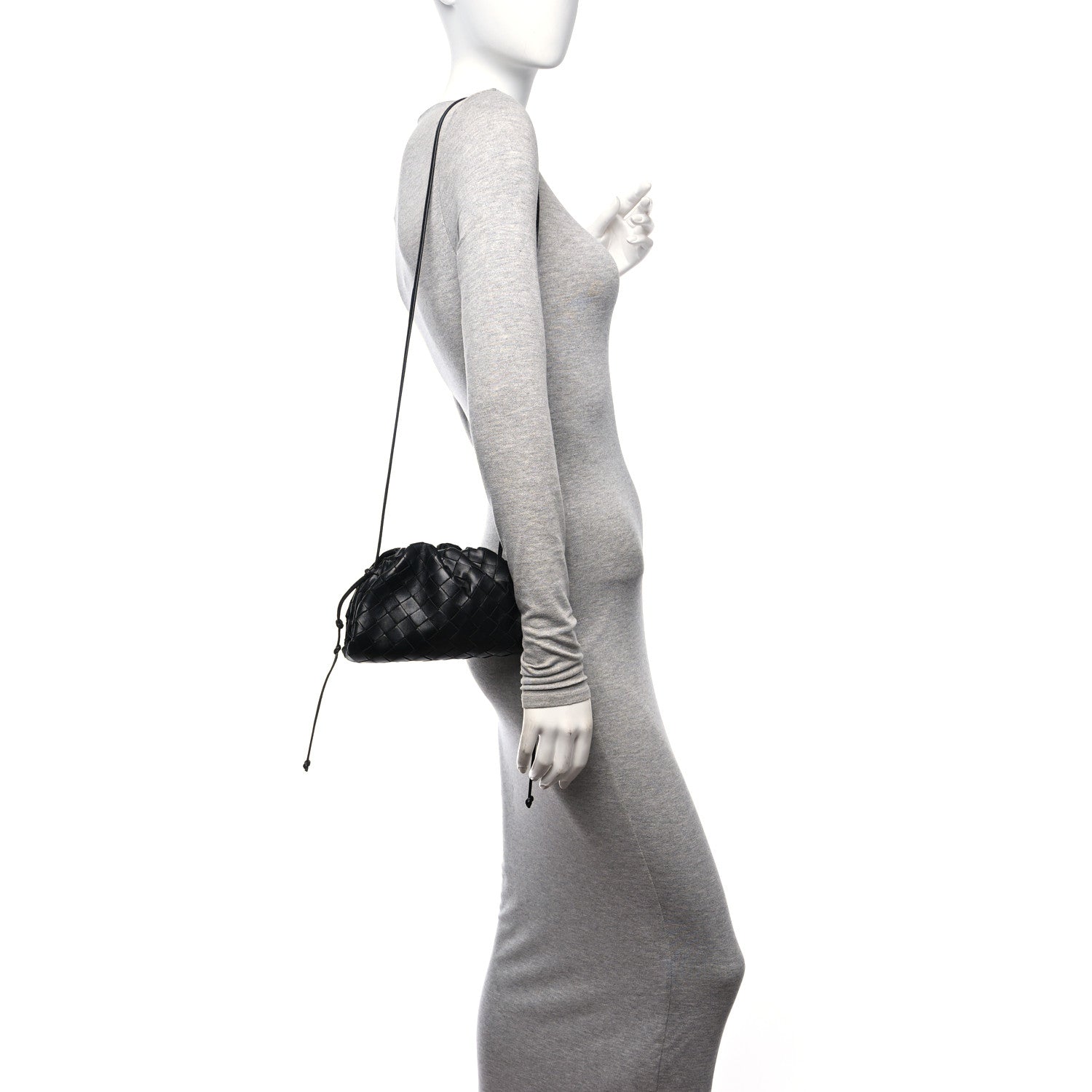 Bottega Veneta Nappa Intrecciato The Mini Pouch Black 2 of 14