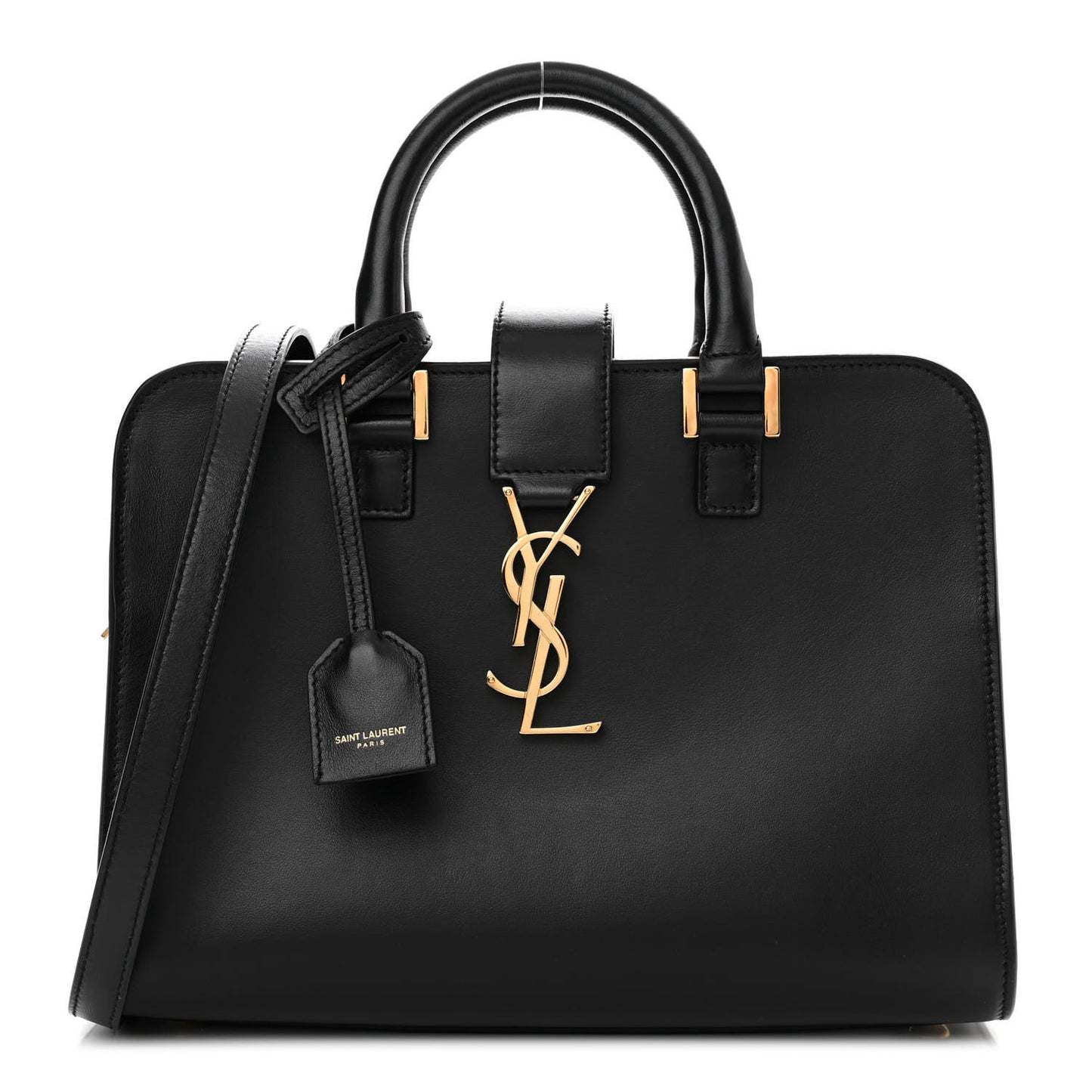 Calfskin Monogram Baby Cabas Black