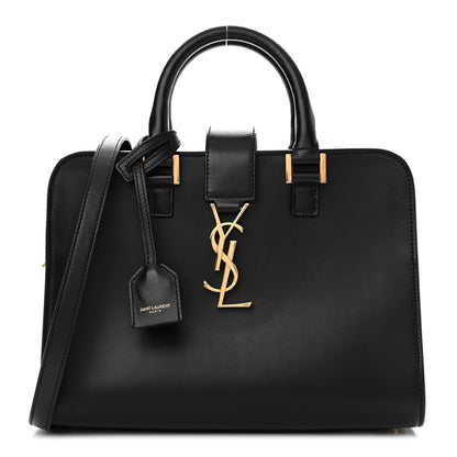 Saint Laurent Calfskin Monogram Baby Cabas Black 1 of 12