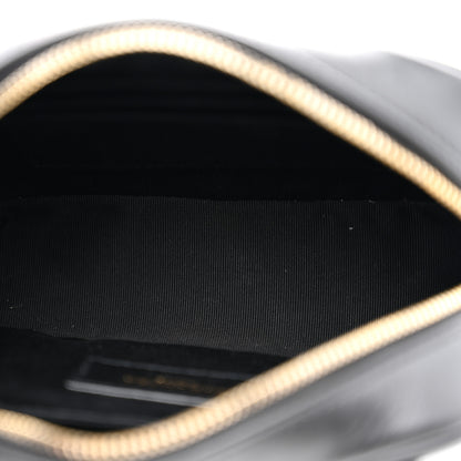 Saint Laurent Calfskin Matelasse Monogram Lou Belt Bag Black 4 of 9