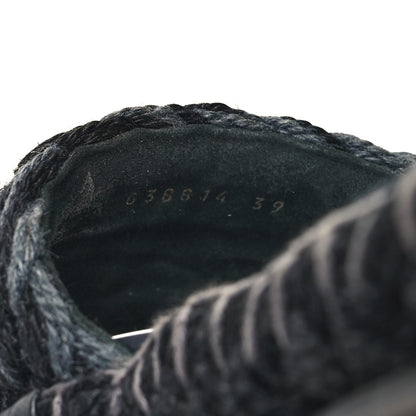 Chanel Cord Braided CC Mules 39 Black 6 of 9