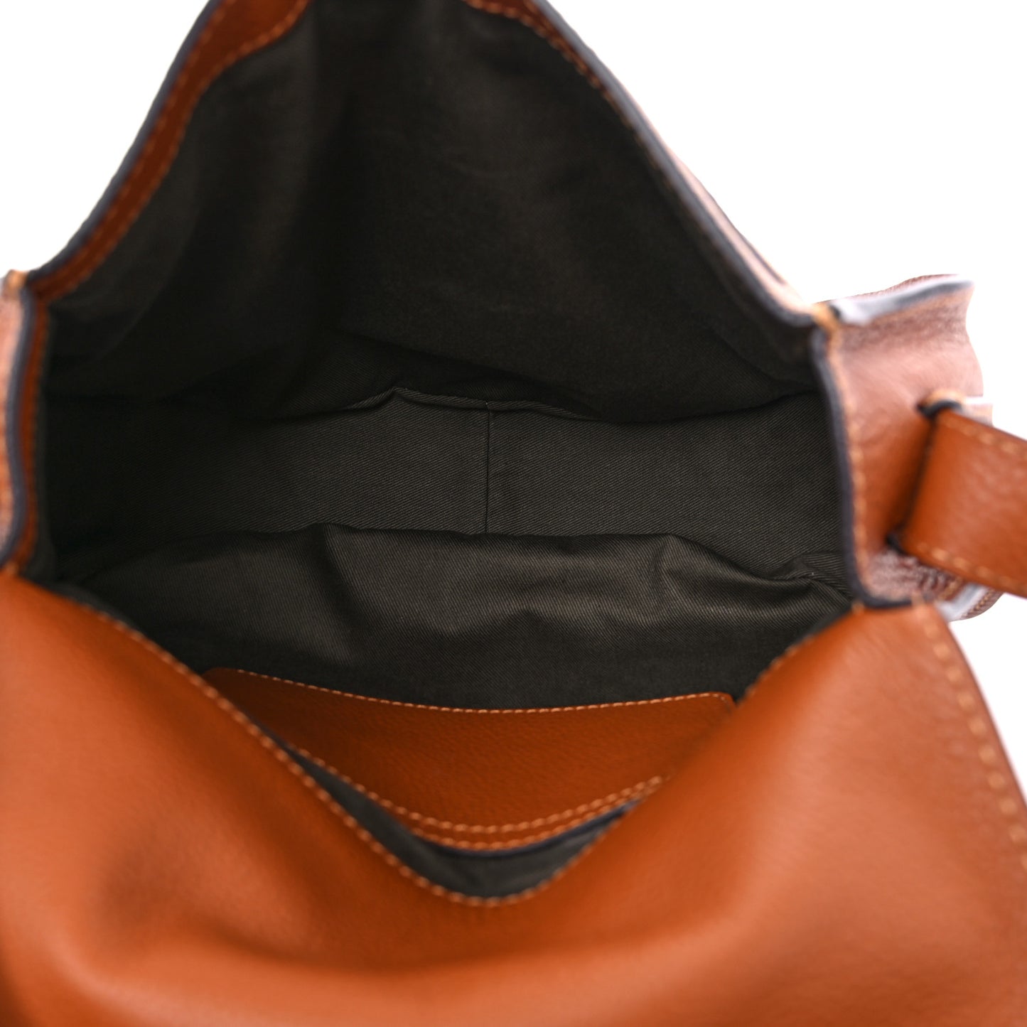 Calfskin Medium Marcie Round Crossbody Bag Tan