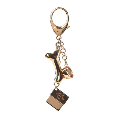 Louis Vuitton Metal Baxter Dog Bag Charm Gold 1 of 3