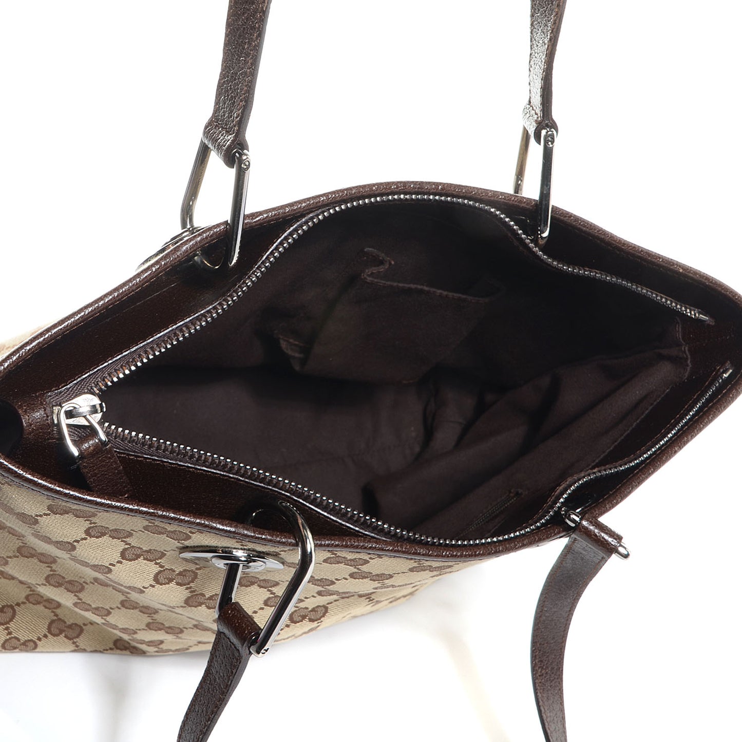 Monogram Small Eclipse Tote Brown