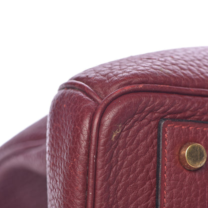 Hermes Fjord HAC Birkin 45 Rouge H 28 of 43