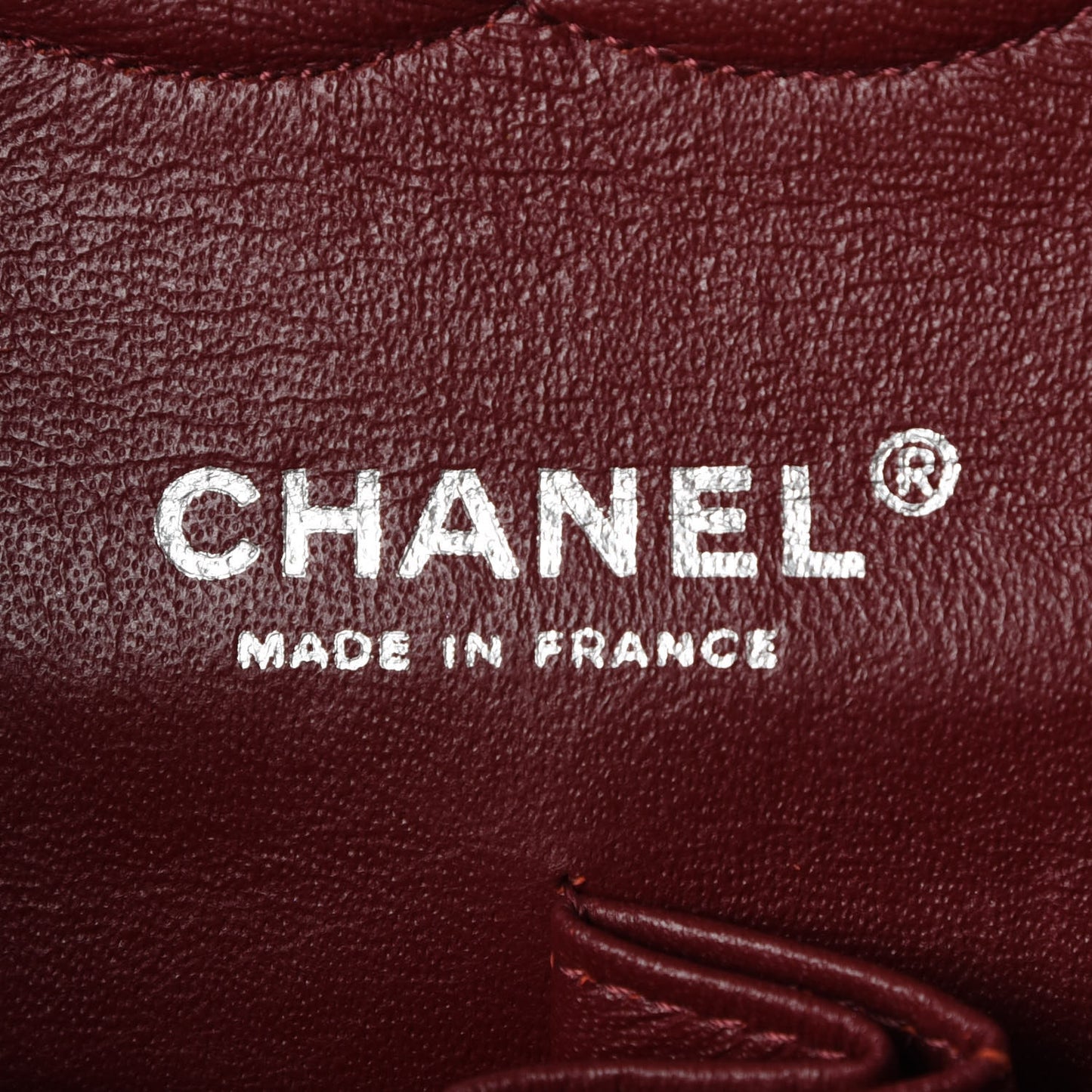 Washed Caviar Quilted 2.55 Reissue 225 Bijoux Chain Flap Red