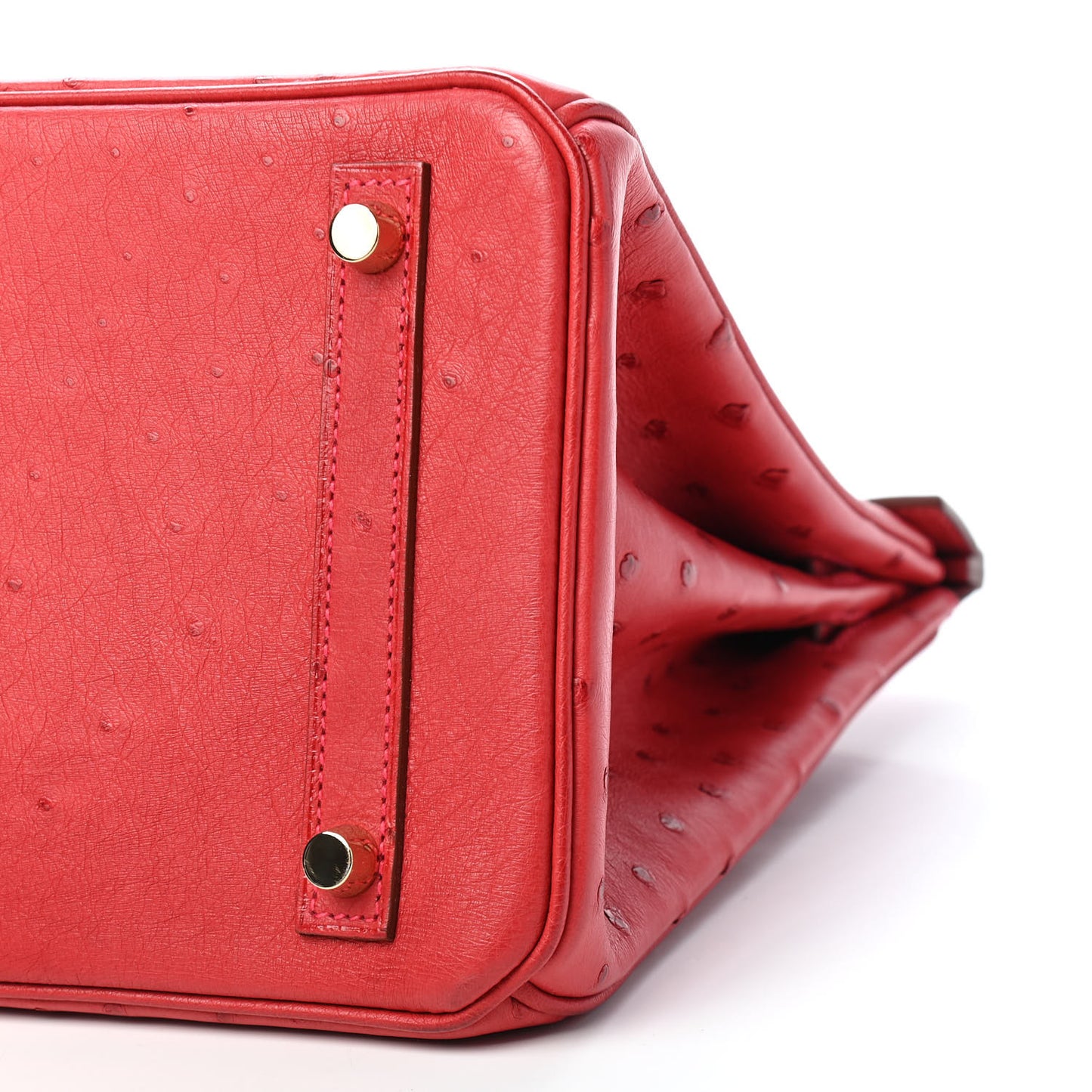 Ostrich Birkin 30 Rouge Vif