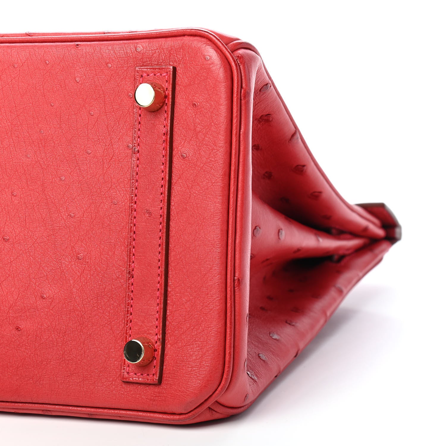 Hermes Ostrich Birkin 30 Rouge Vif 9 of 10