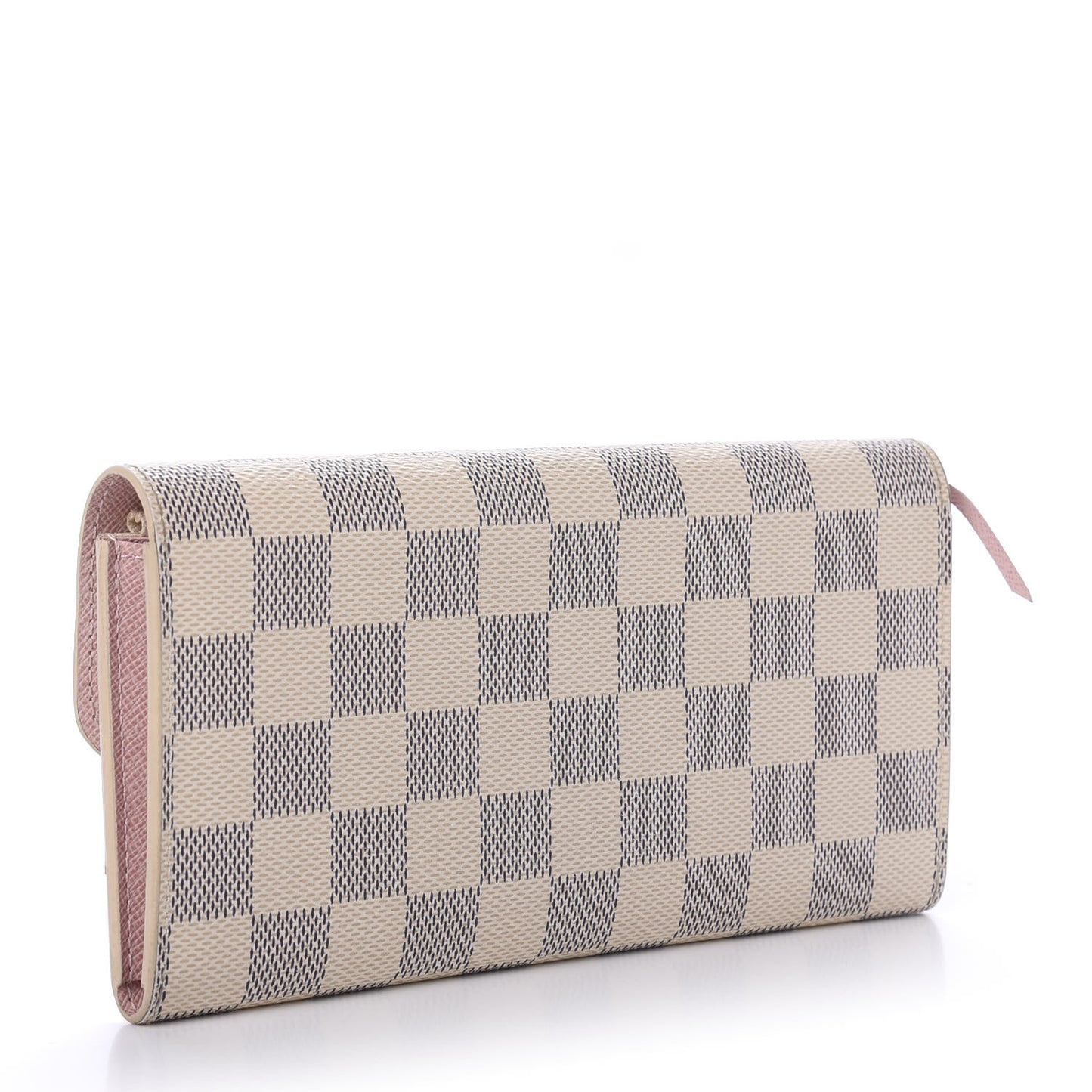 Damier Azur Emilie Wallet Rose Ballerine