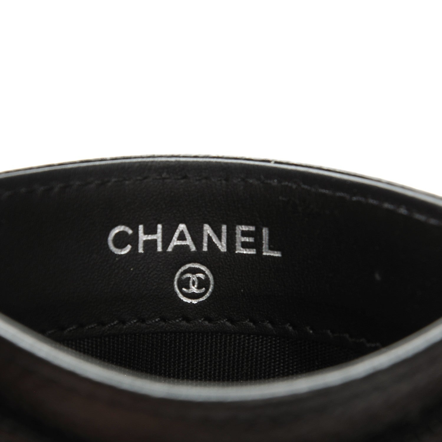 Chanel Caviar Timeless CC Card Holder Black 6 of 9