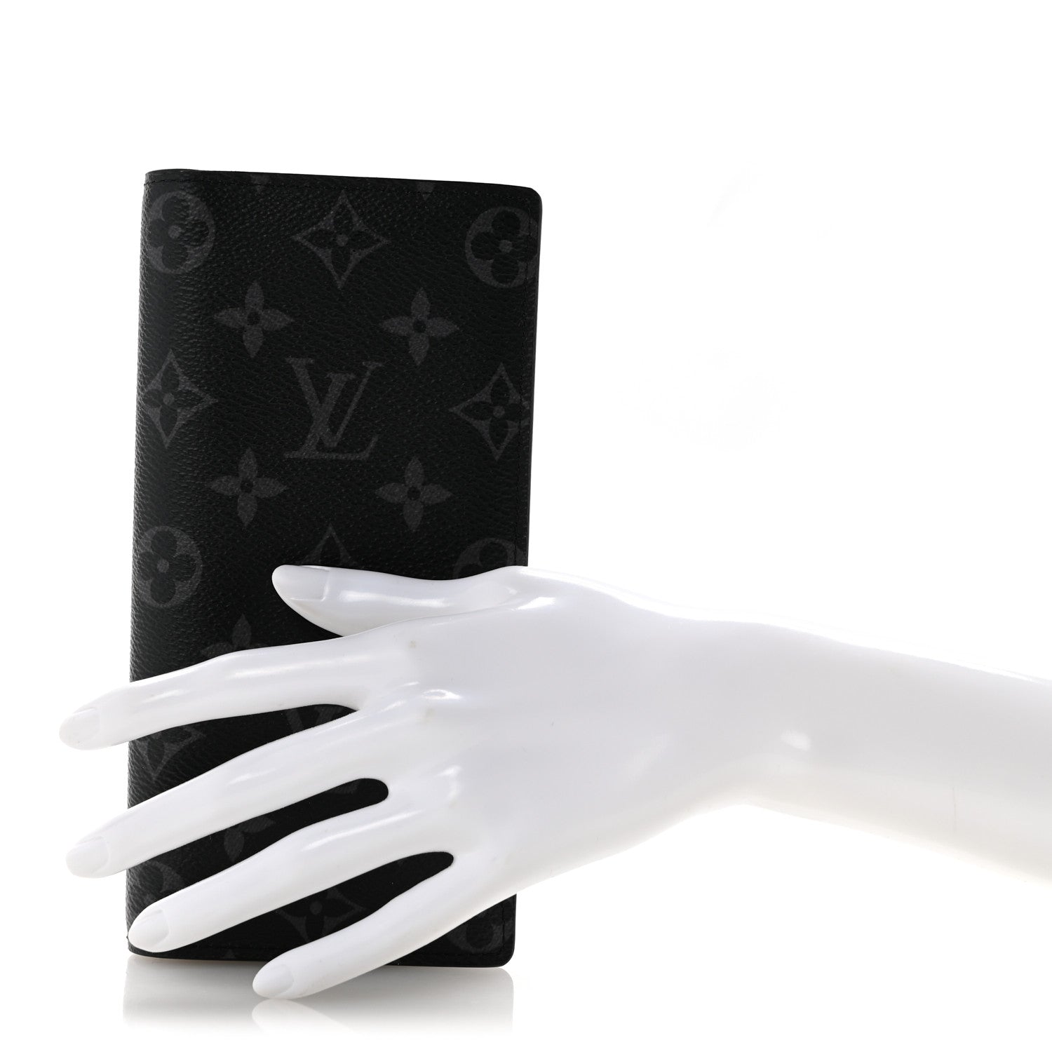 Louis Vuitton Monogram Eclipse Brazza Wallet 2 of 7
