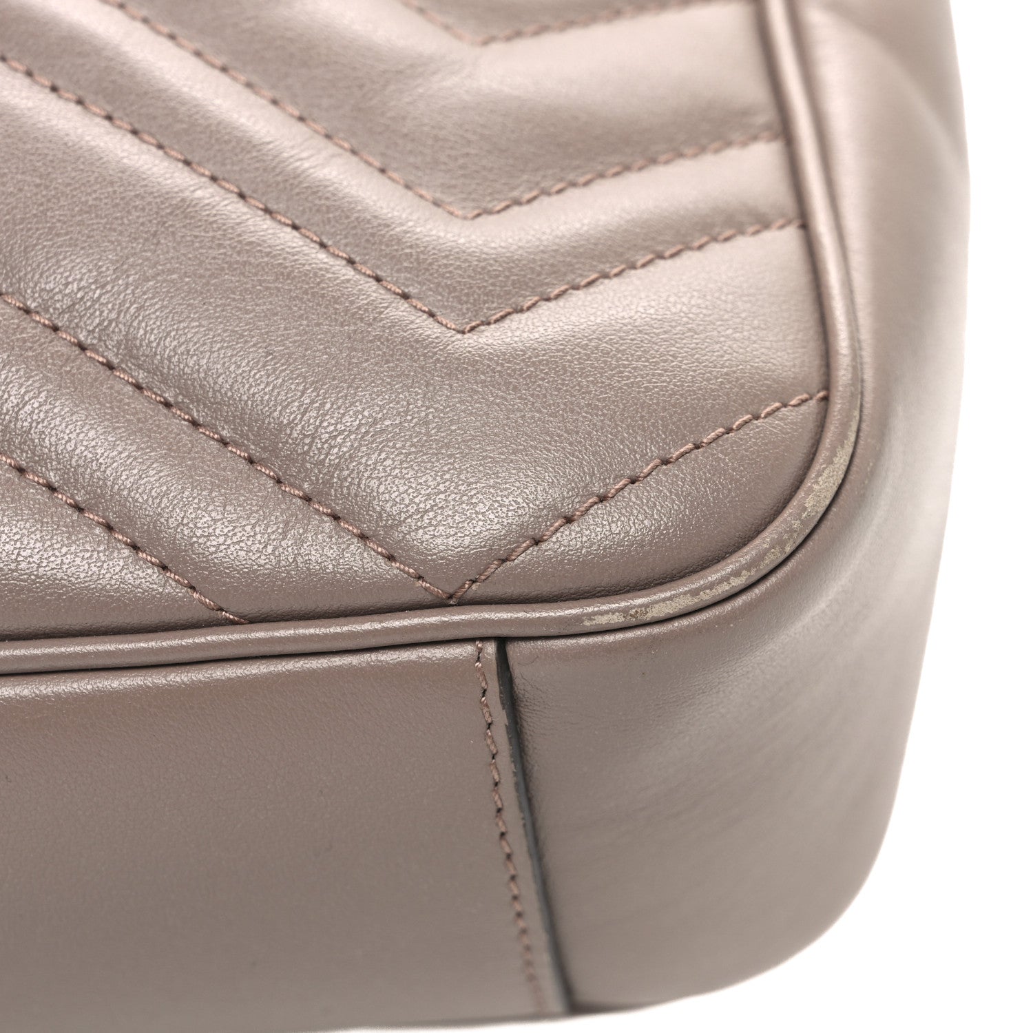 Gucci Calfskin Matelasse Medium GG Marmont Shoulder Bag Porcelain Rose 11 of 11