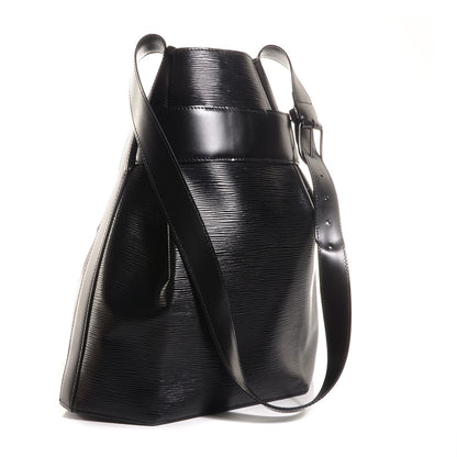 Louis Vuitton Epi Sac D'Epaule GM Black 3 of 8