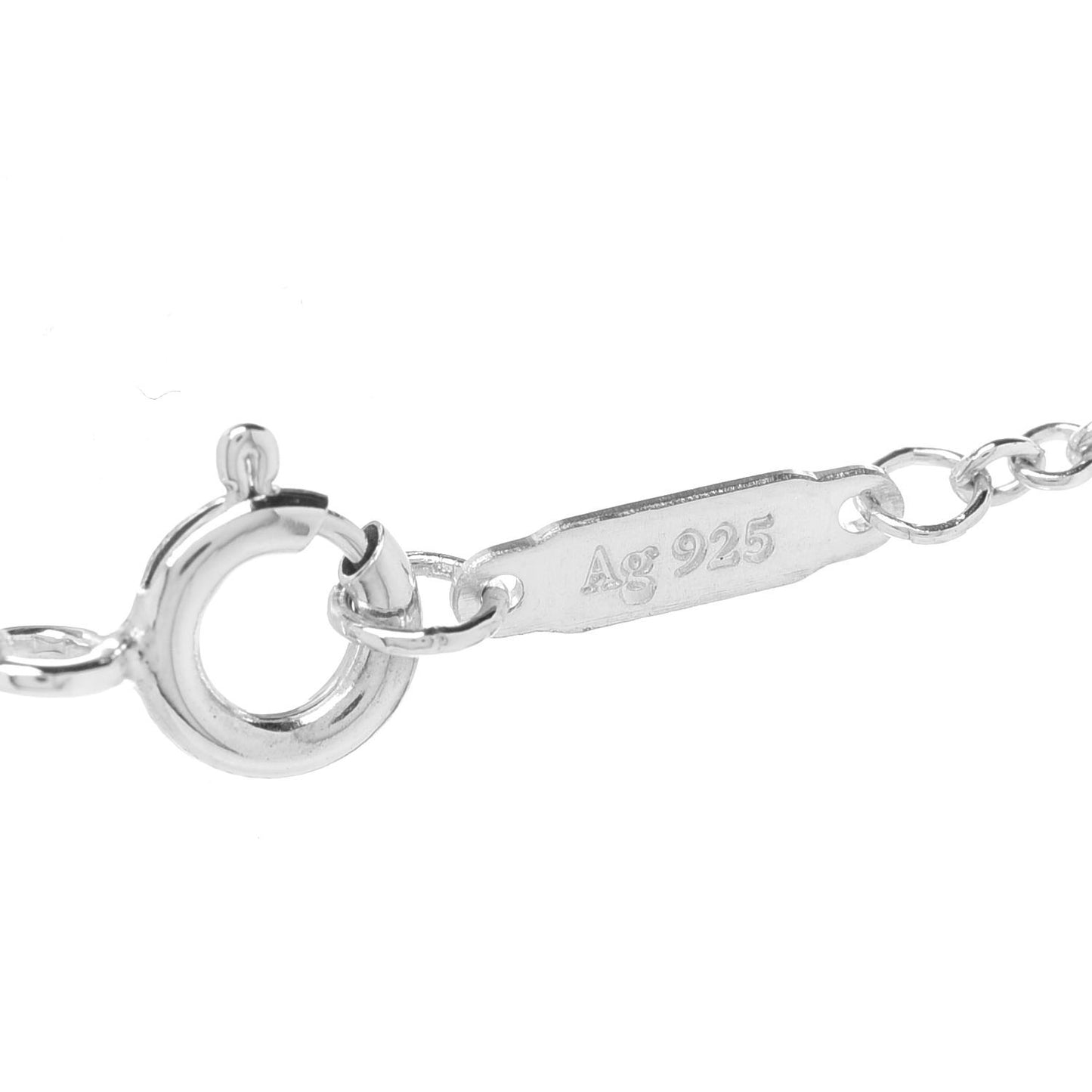 Sterling Silver T Two Single Chain Bracelet