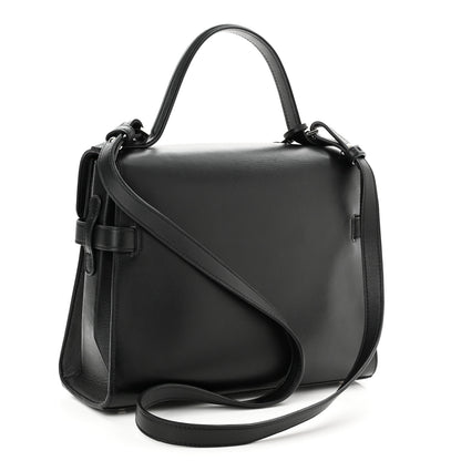 Delvaux Calfskin MM Tempete Satchel Black 3 of 10