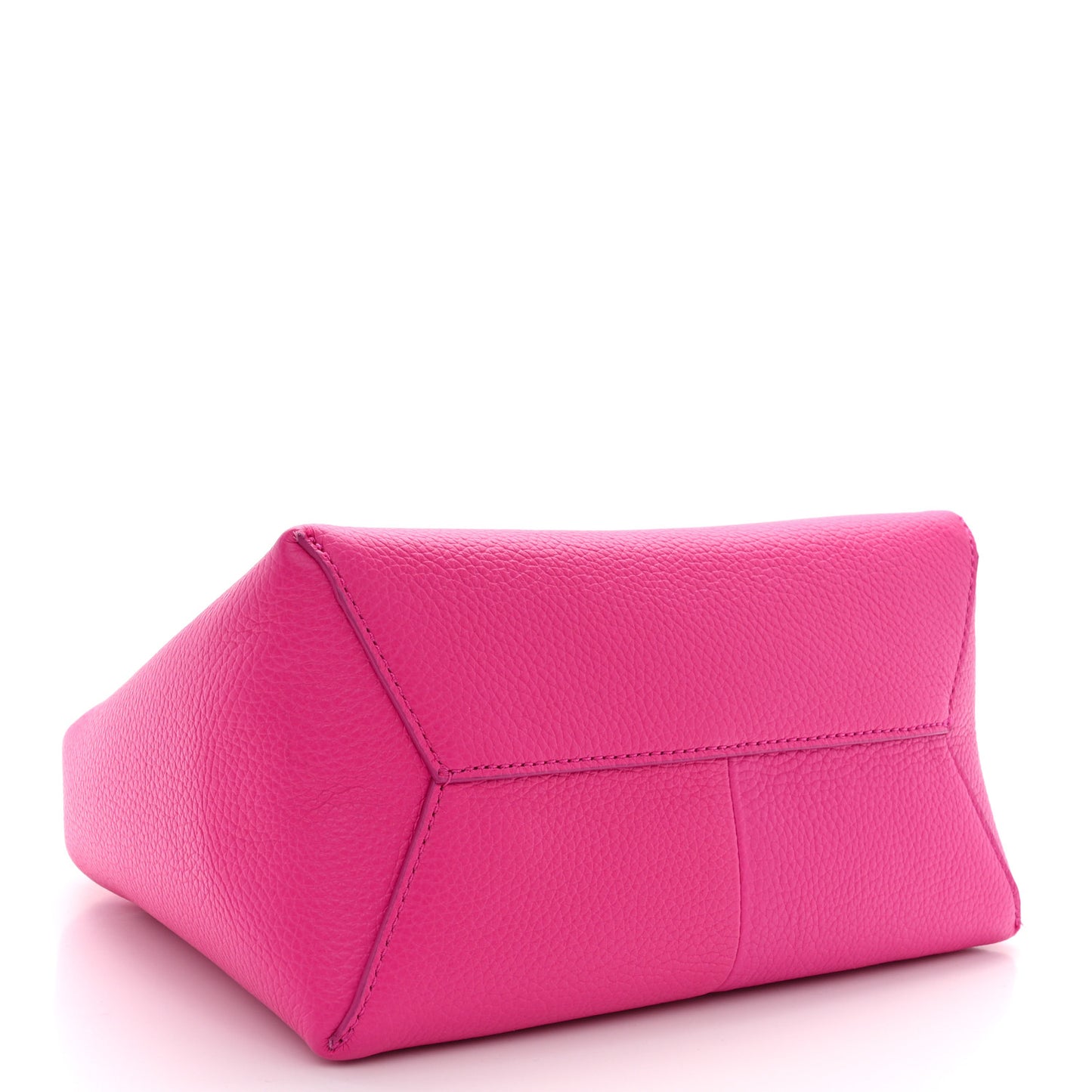 Grained Calfskin Mini The Sack Bag Hot Pink