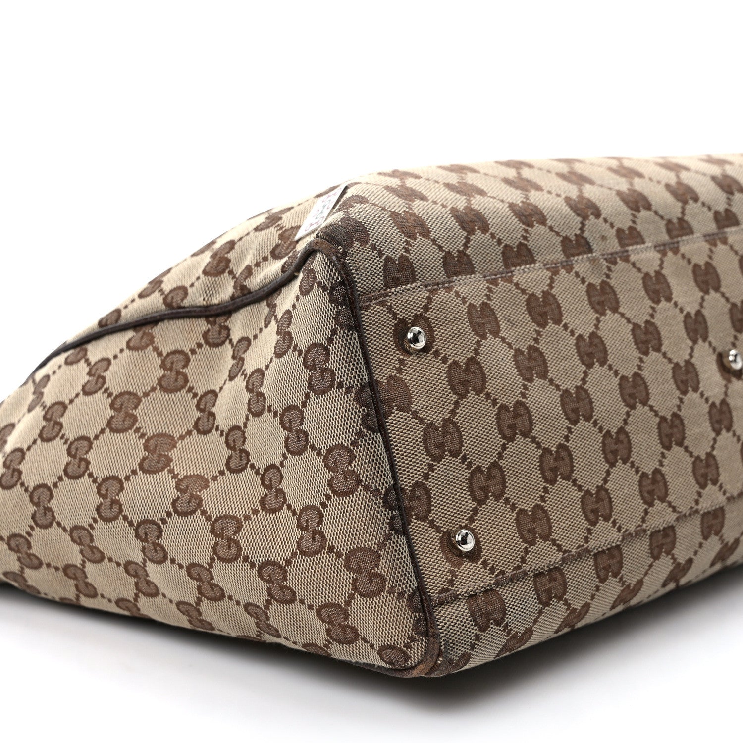 Gucci GG Monogram Web Pop Tote Dark Brown 9 of 16