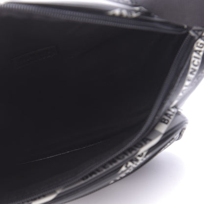 Balenciaga Smooth Calfskin Losange Monogram Explorer Belt Bag Black Grey 5 of 10